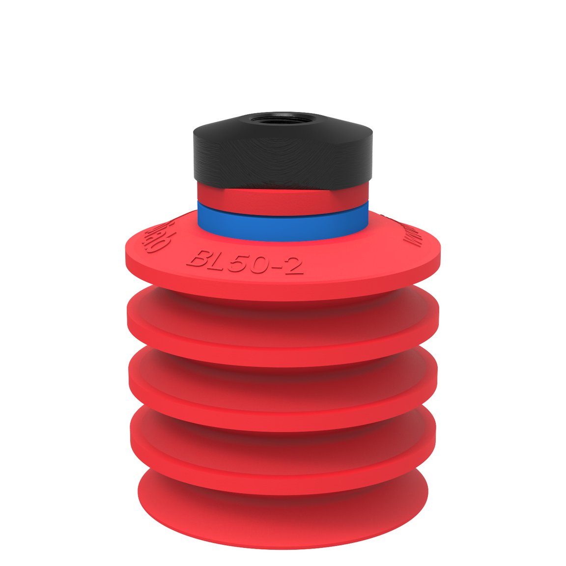Suction cup BL50-2 Silicone, 1/8" NPSF female, with mesh filter - 1