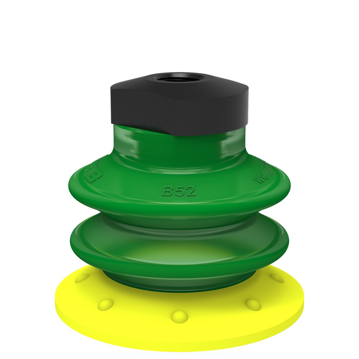 Suction cup BX52P Polyurethane 30/60 with filter, 1/8" NPSF female