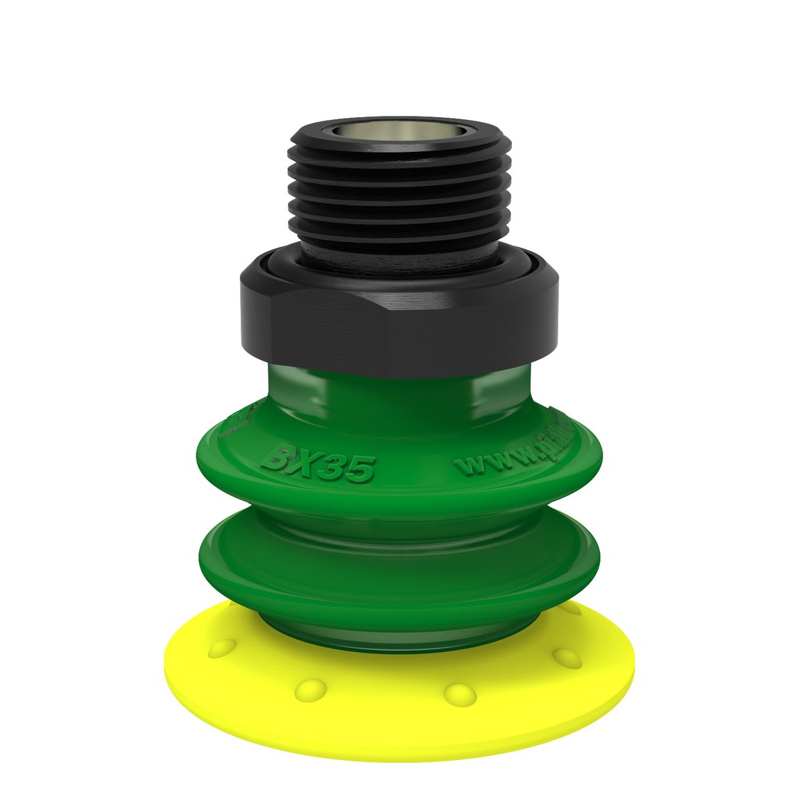 Ventouse BX35P Polyuréthane 30/60 avec filtre, G3/8" mâle, avec filtre maille