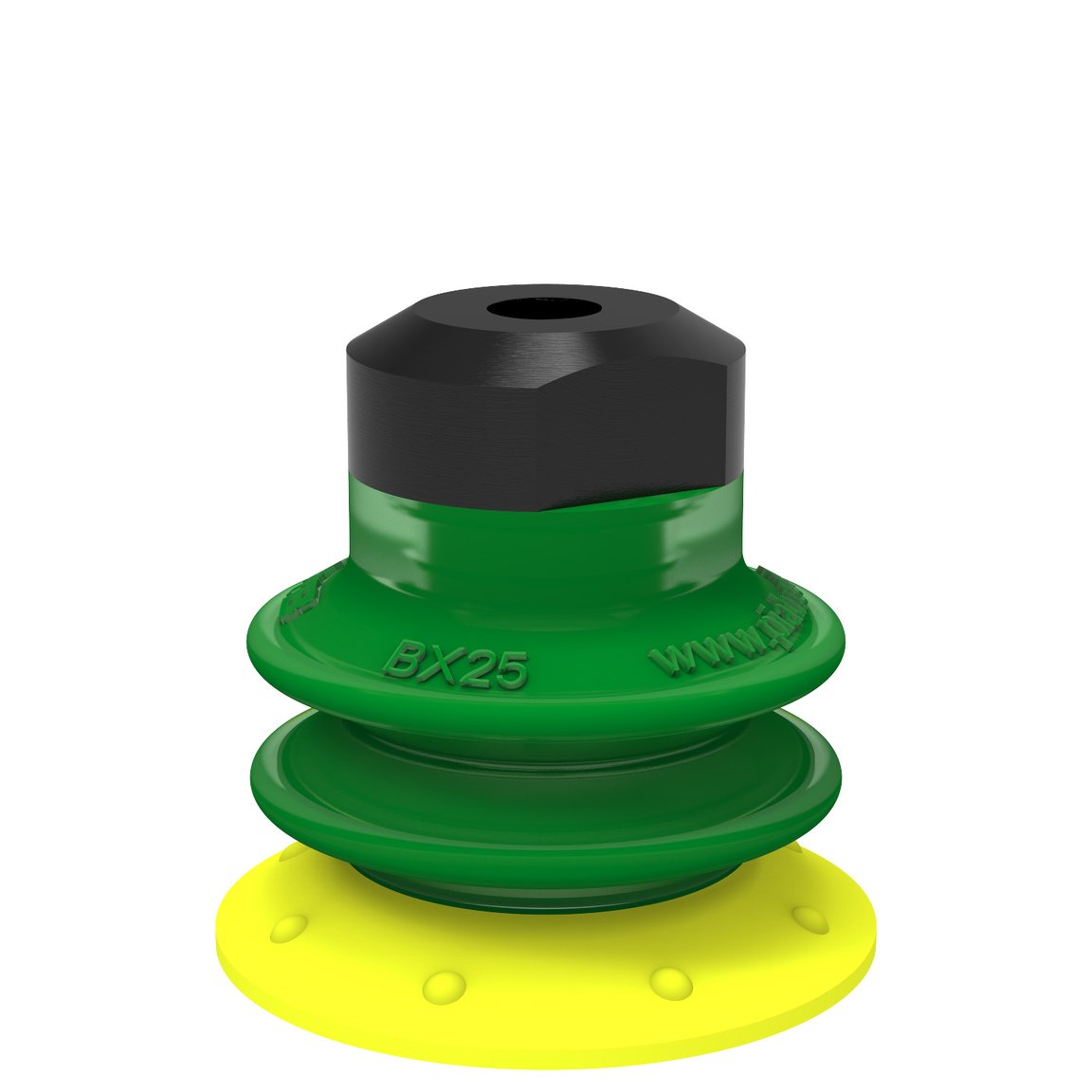 Suction cup BX25P Polyurethane 30/60 with filter, M5 female