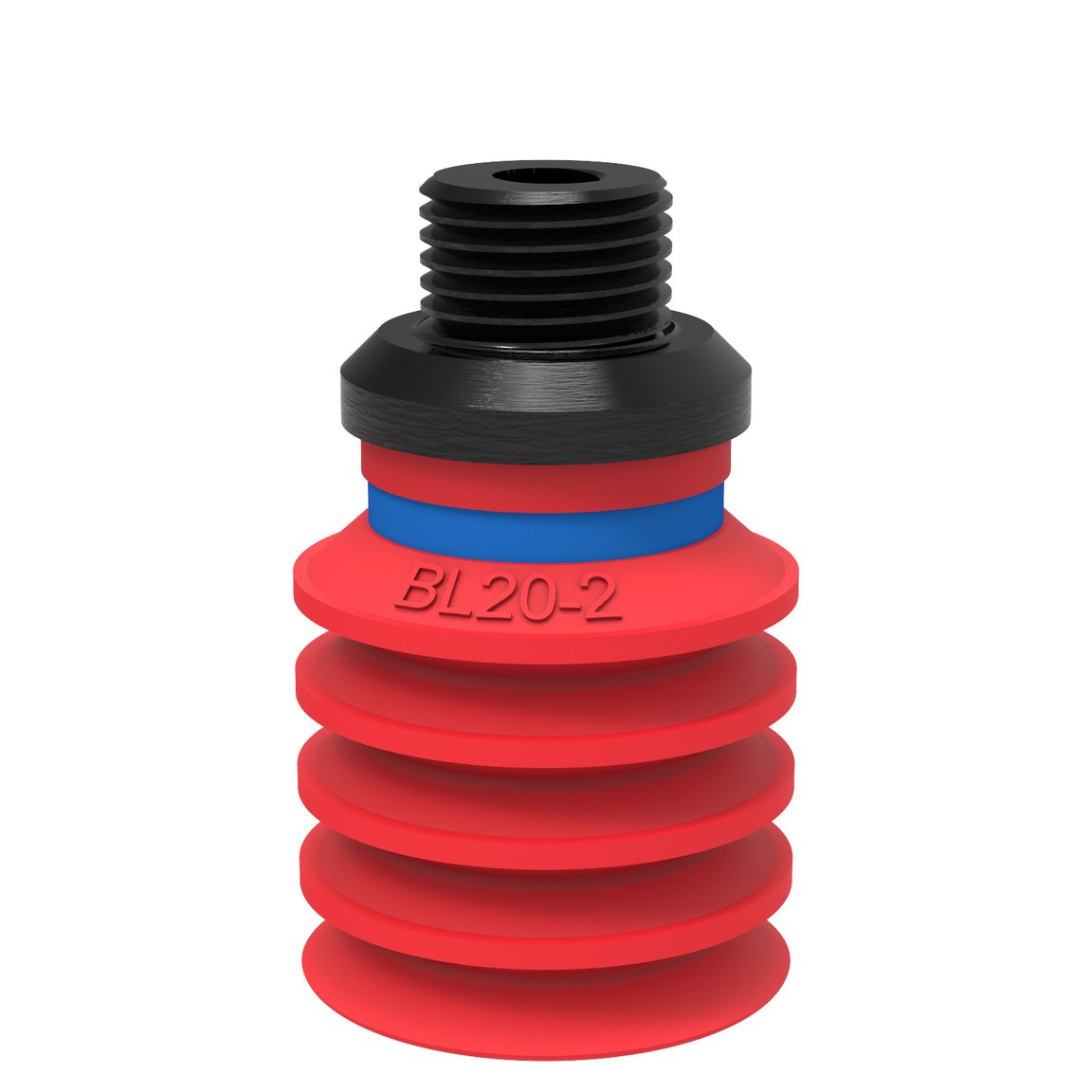 Suction cup BL20-2 Silicone, G1/8" male/M5 female, PA - 1