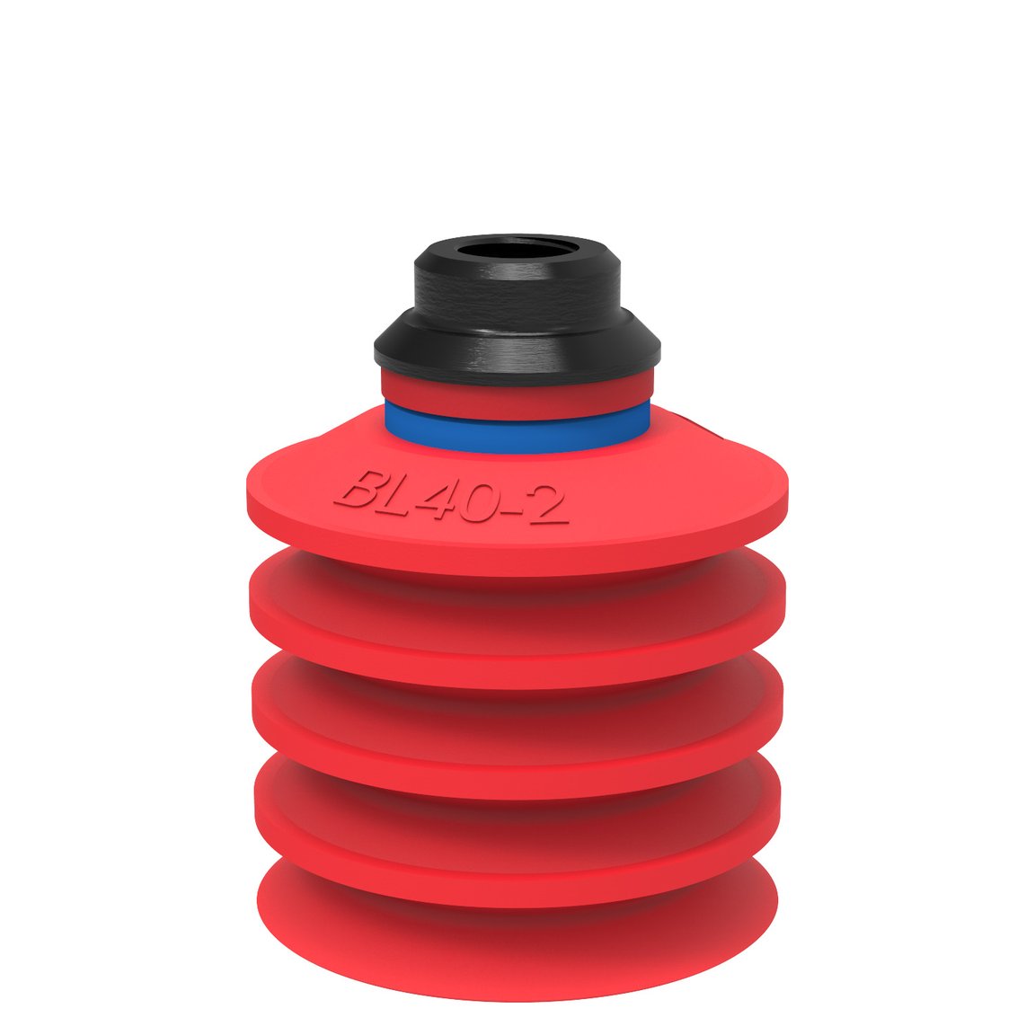Ventosa BL40-2 Silicona, 1/8" NPSF hembra, PA - 1