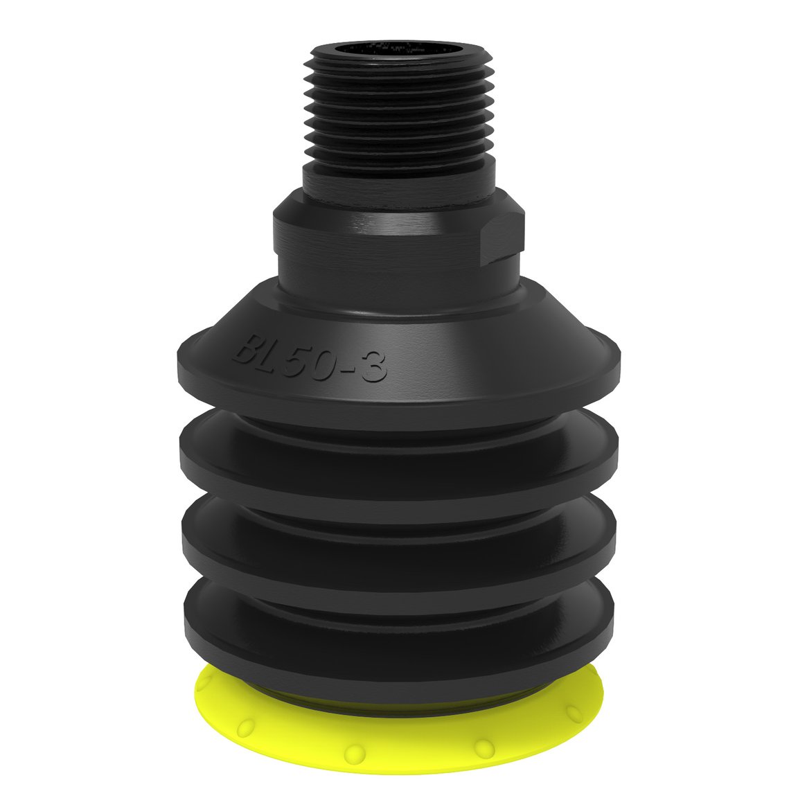 Suction cup BL50-3P Polyurethane 30/70, 1/2" NPT male - 1