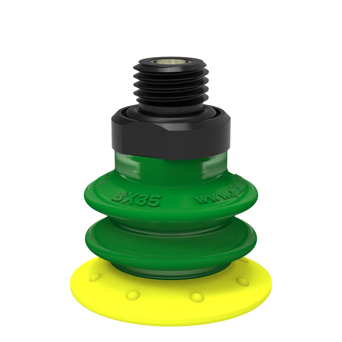 Ventouse BX35P Polyuréthane 30/60 avec filtre, G1/4" mâle, avec filtre maille