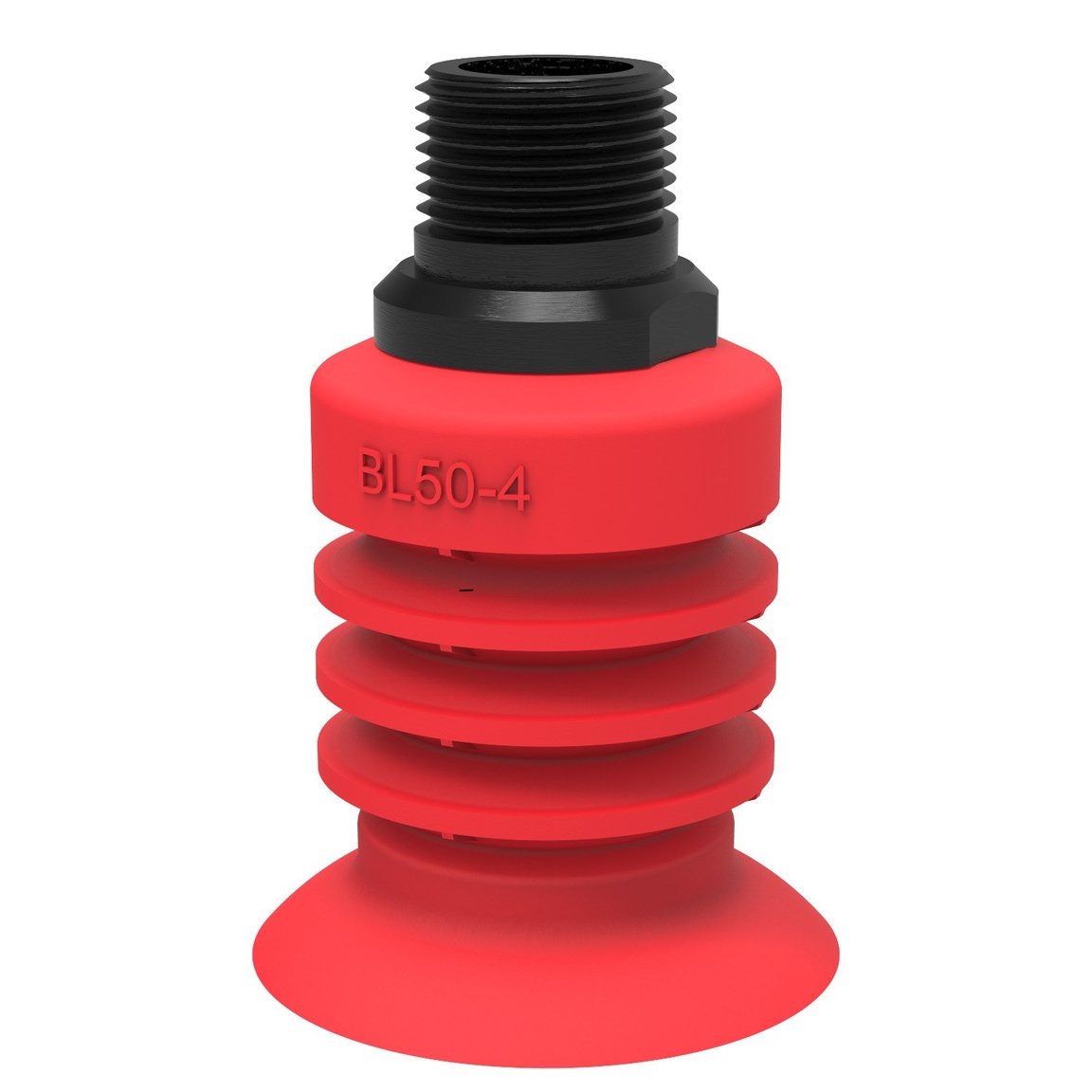Suction cup BL50-4 Silicone, 1/2" NPT male - 1