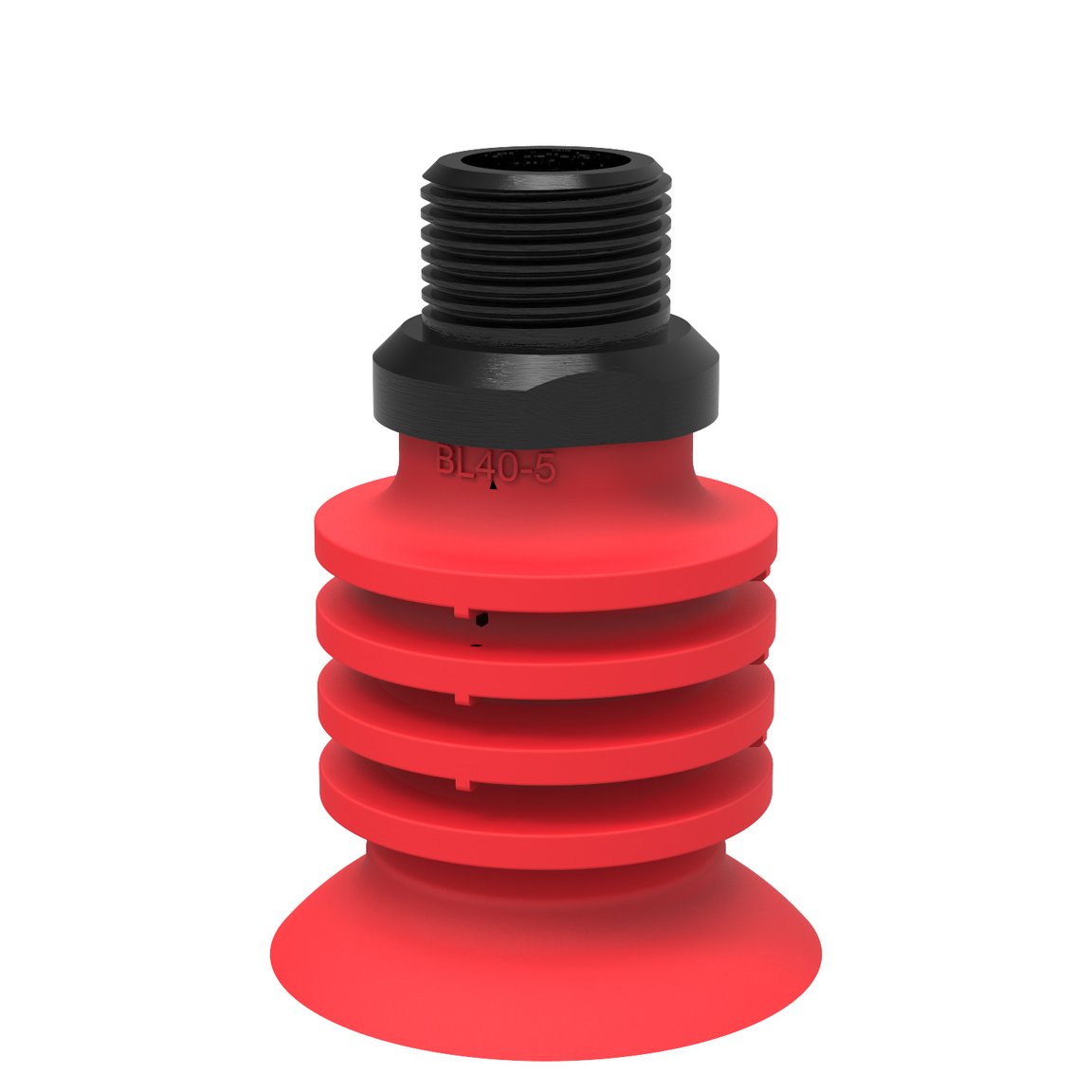 Suction cup BL40-5 Silicone, 3/8" NPT male - 1