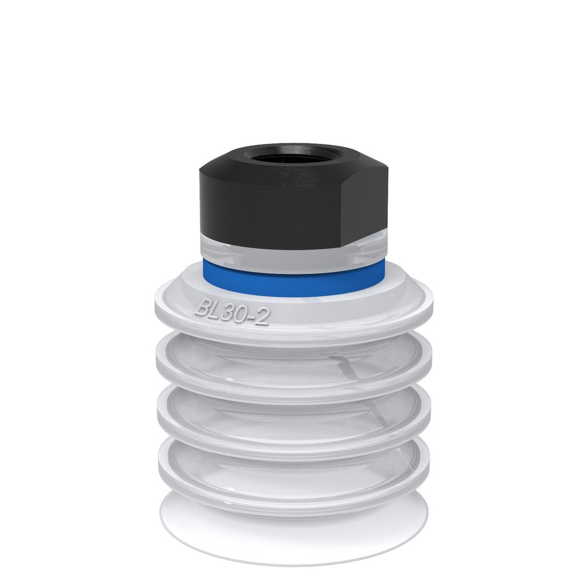 Suction cup BL30-2 Silicone FCM, 1/8" NPSF female, with mesh filter