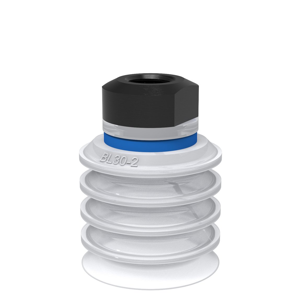 Suction cup BL30-2 Silicone FCM, 1/8" NPSF female, with mesh filter - 1