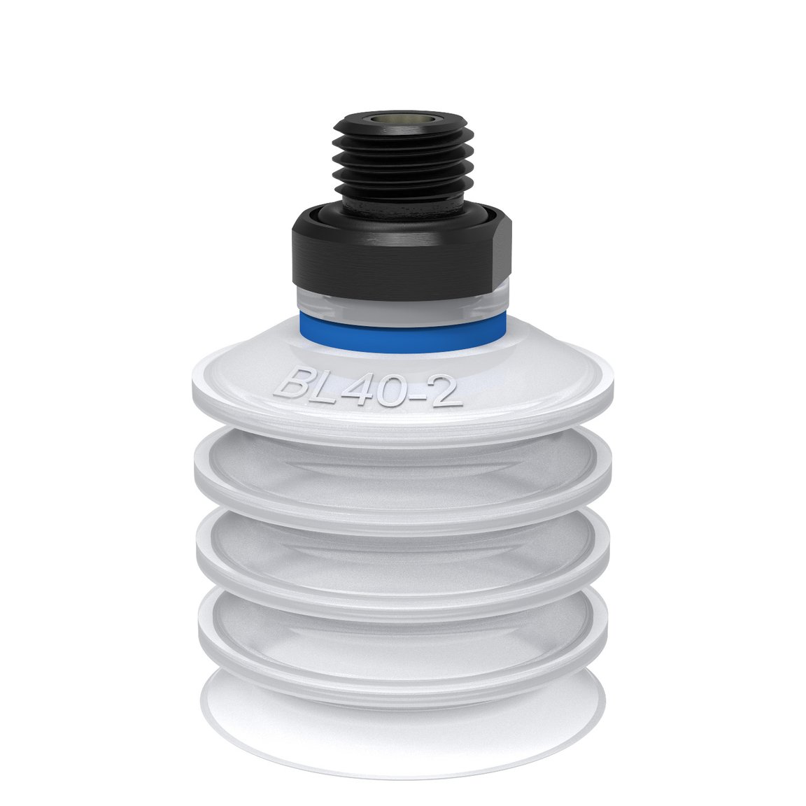 Suction cup BL40-2 Silicone FCM, G1/4" male, with mesh filter - 1