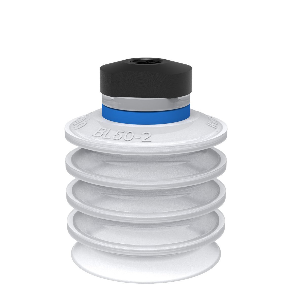 Suction cup BL50-2 Silicone FCM, 1/8" NPSF female, with mesh filter - 1