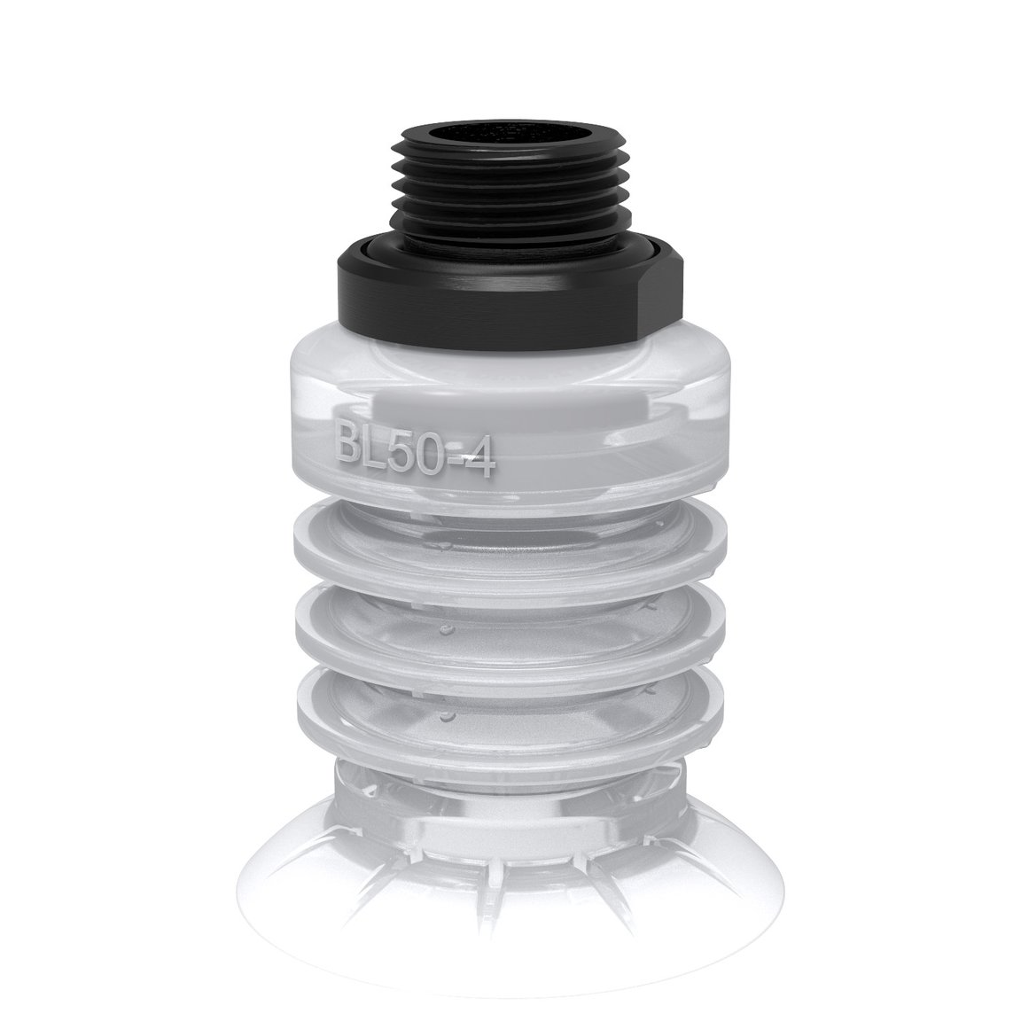 Suction cup BL50-4 Silicone FCM, G1/2" male - 1