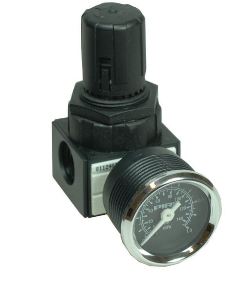 Regulator 1/4", manometer - 1