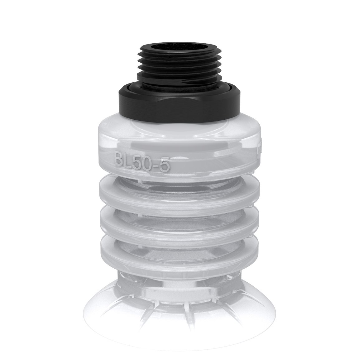 Suction cup BL50-5 Silicone FCM, G1/2" male - 1