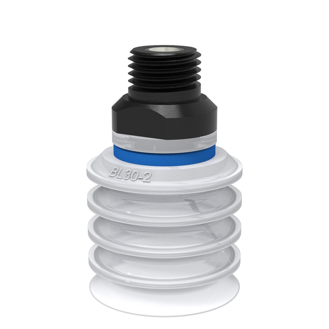 Suction cup BL30-2 Silicone FCM, 1/4" NPT male, with mesh filter - 1