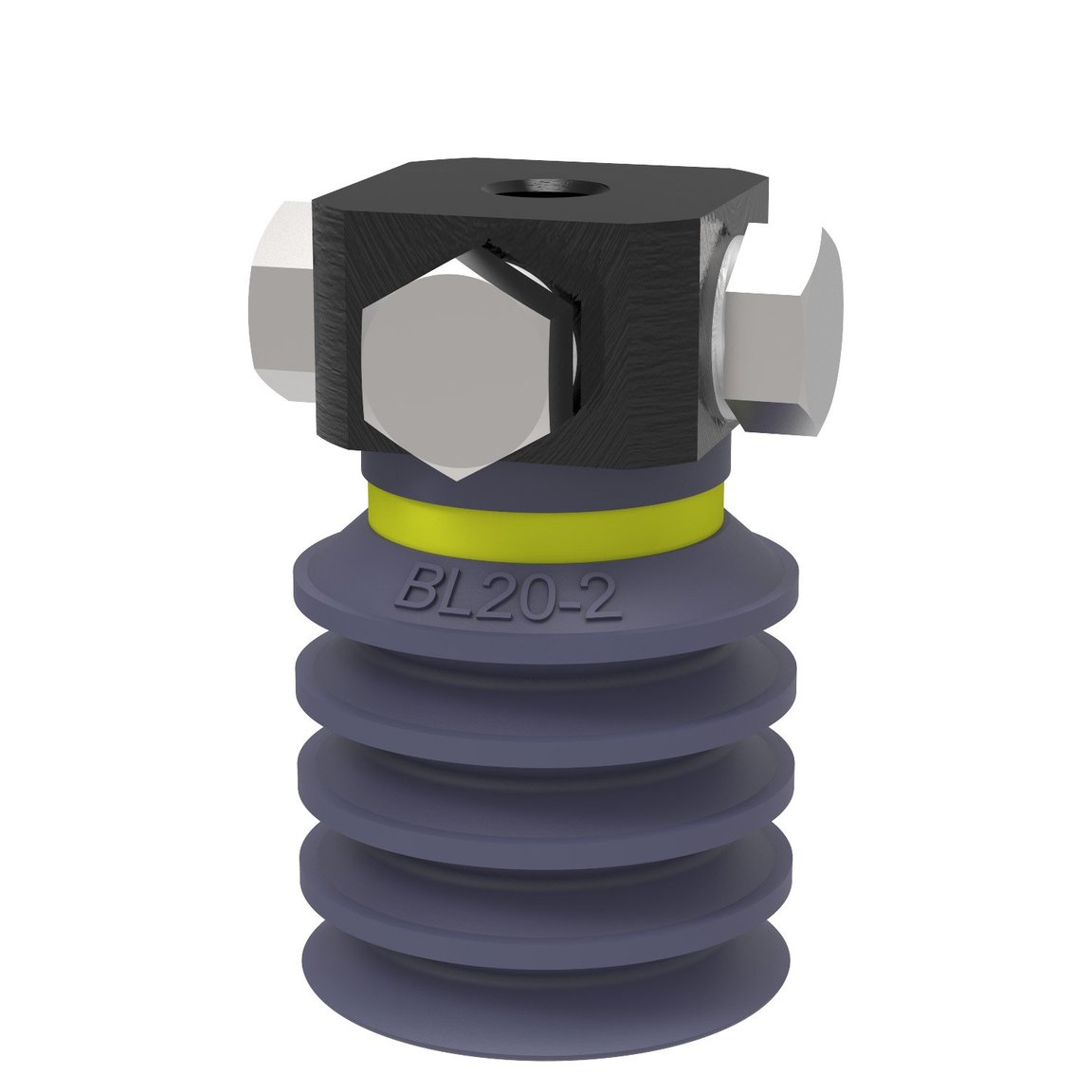 Suction cup BL20-2 HNBR, 5xM5 female - 1
