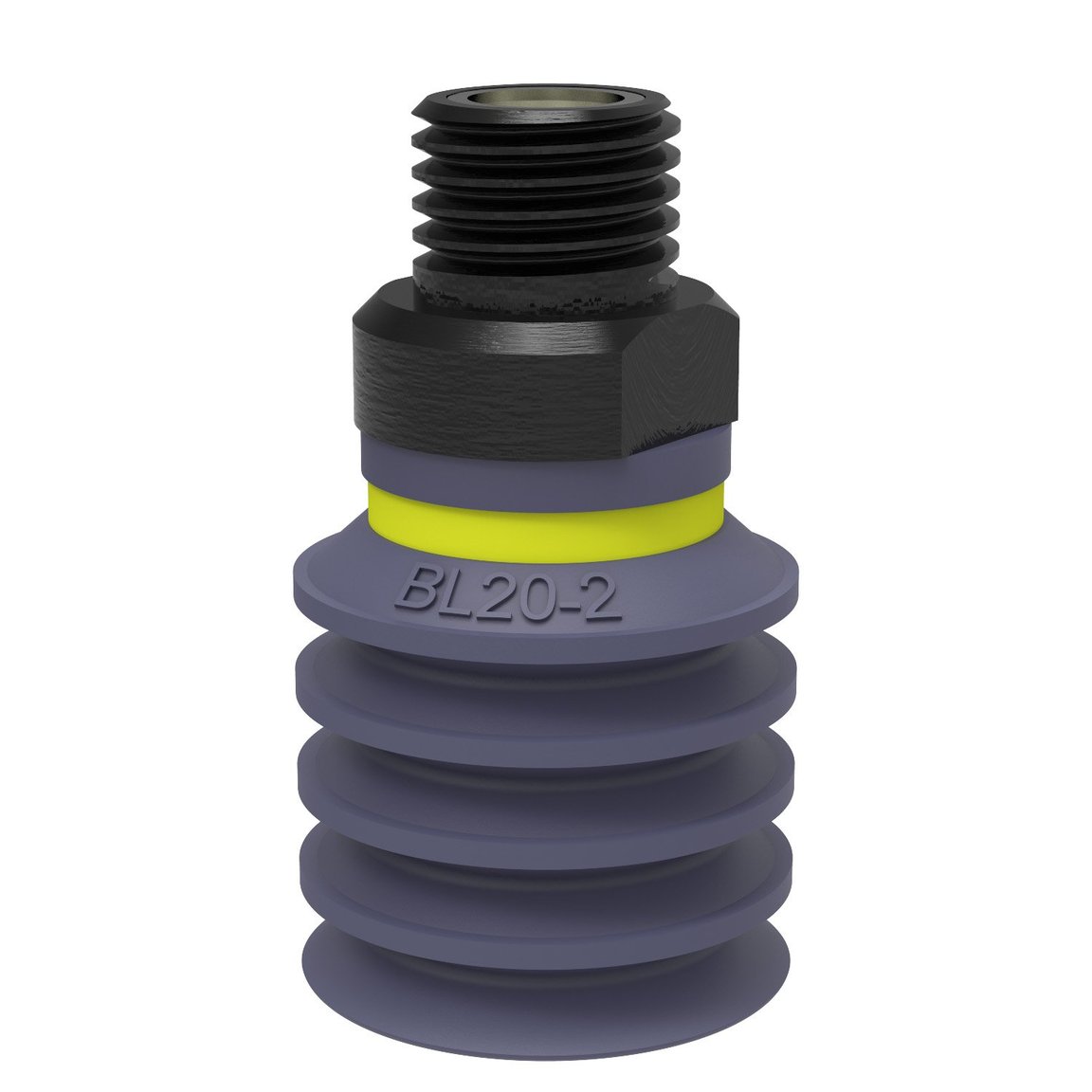 Suction cup BL20-2 HNBR, 1/8" NPT male, with mesh filter - 1