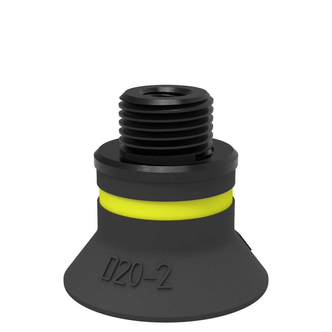 Suction cup D20-2 Chloroprene, G1/8" male/M5 female - 1