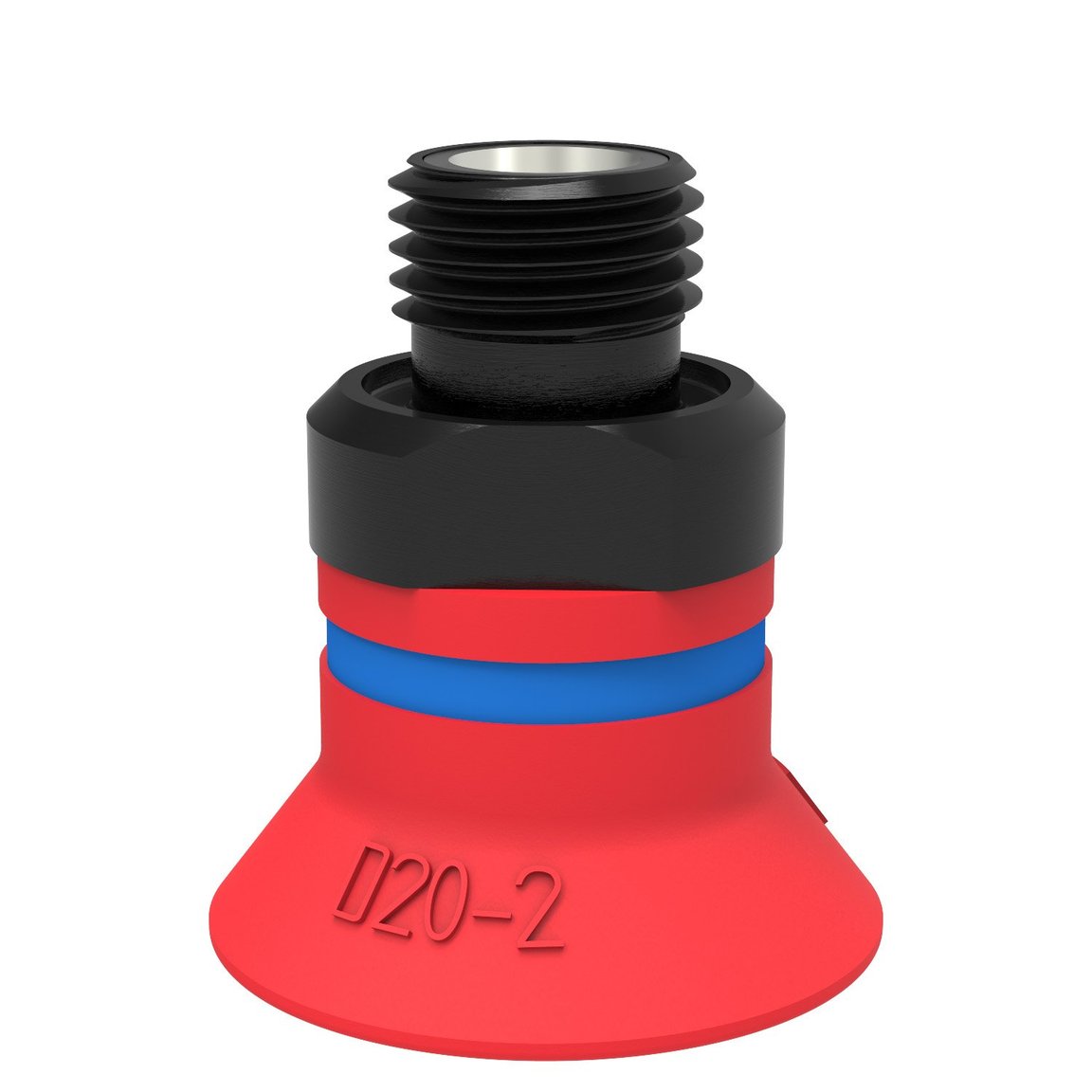 Przyssawka D20-2 Silikon, G1/8" męski, z filtrem siatkowym