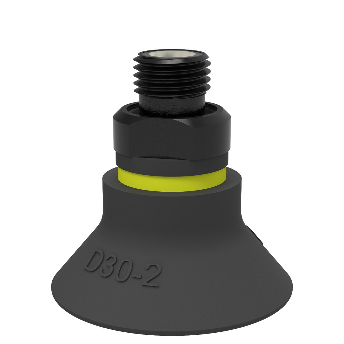 Suction cup D30-2 Chloroprene, G1/8" male, with mesh filter - 1