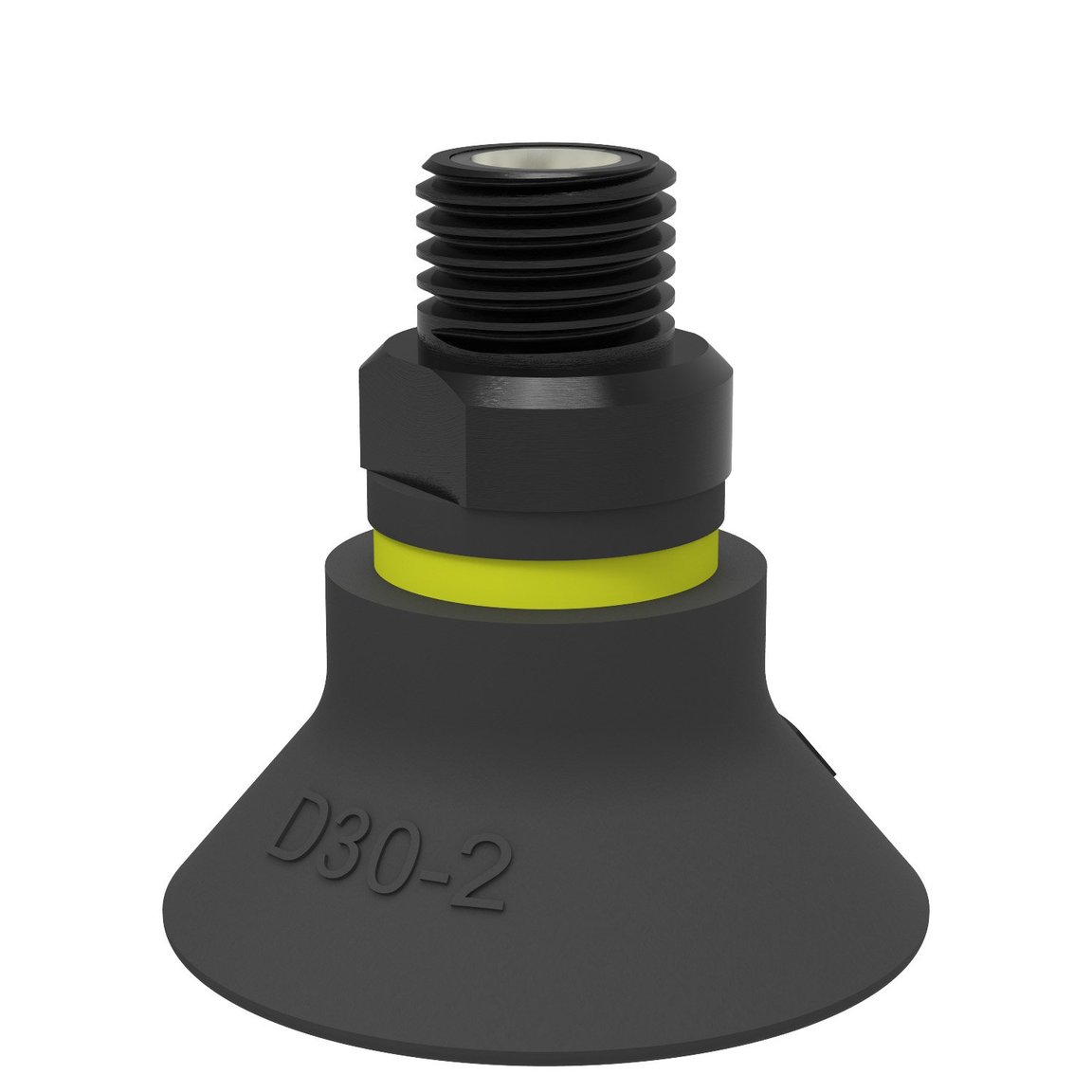 Suction cup D30-2 Chloroprene, 1/8" NPT male, with mesh filter - 1