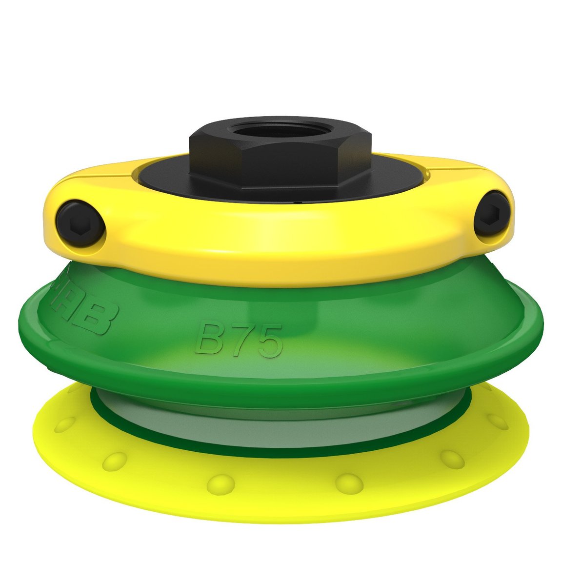 Suction cup B75P Polyurethane 30/60, G3/8" female, with mesh filter - 1