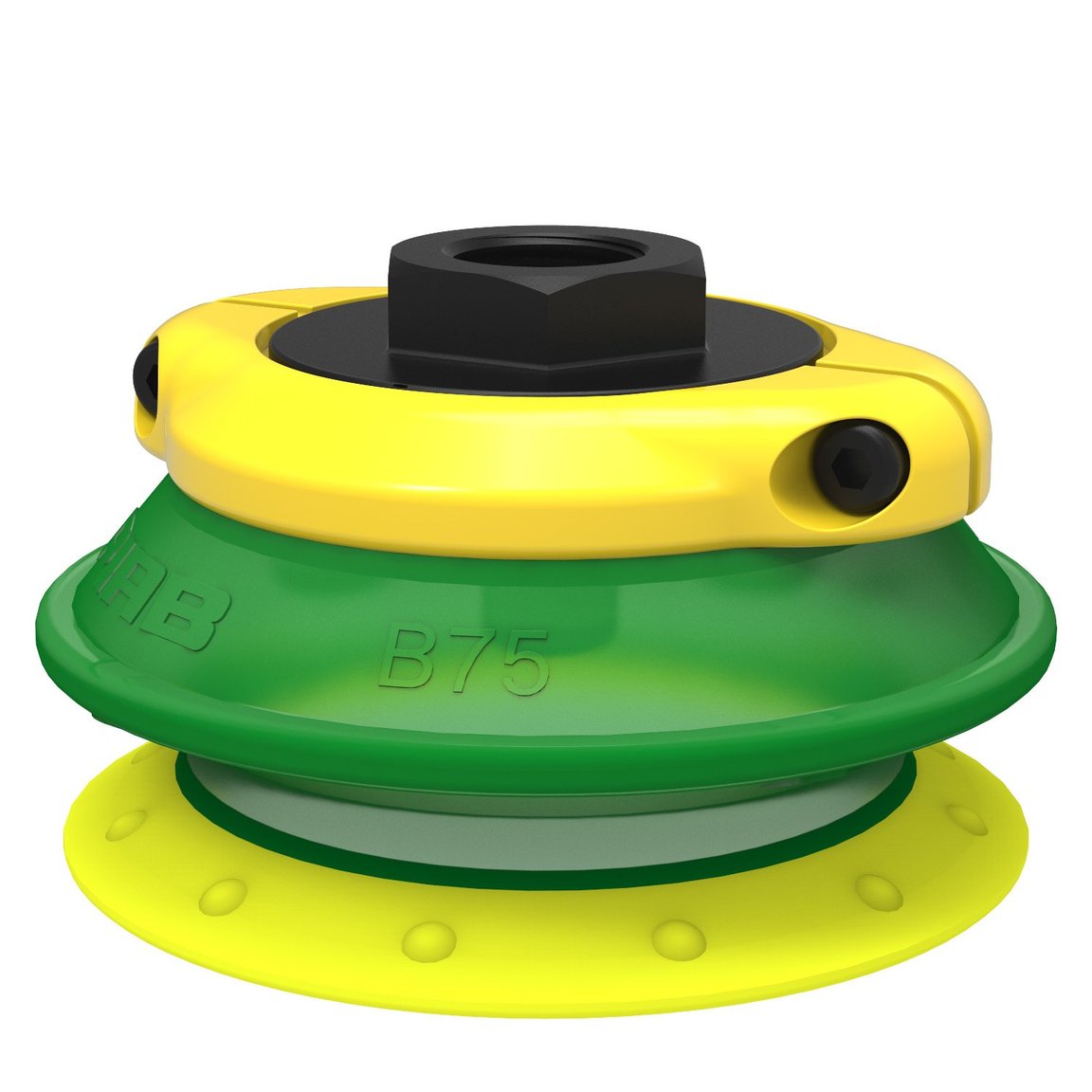 Suction cup B75P Polyurethane 30/60, 3/8" NPSF female, with mesh filter