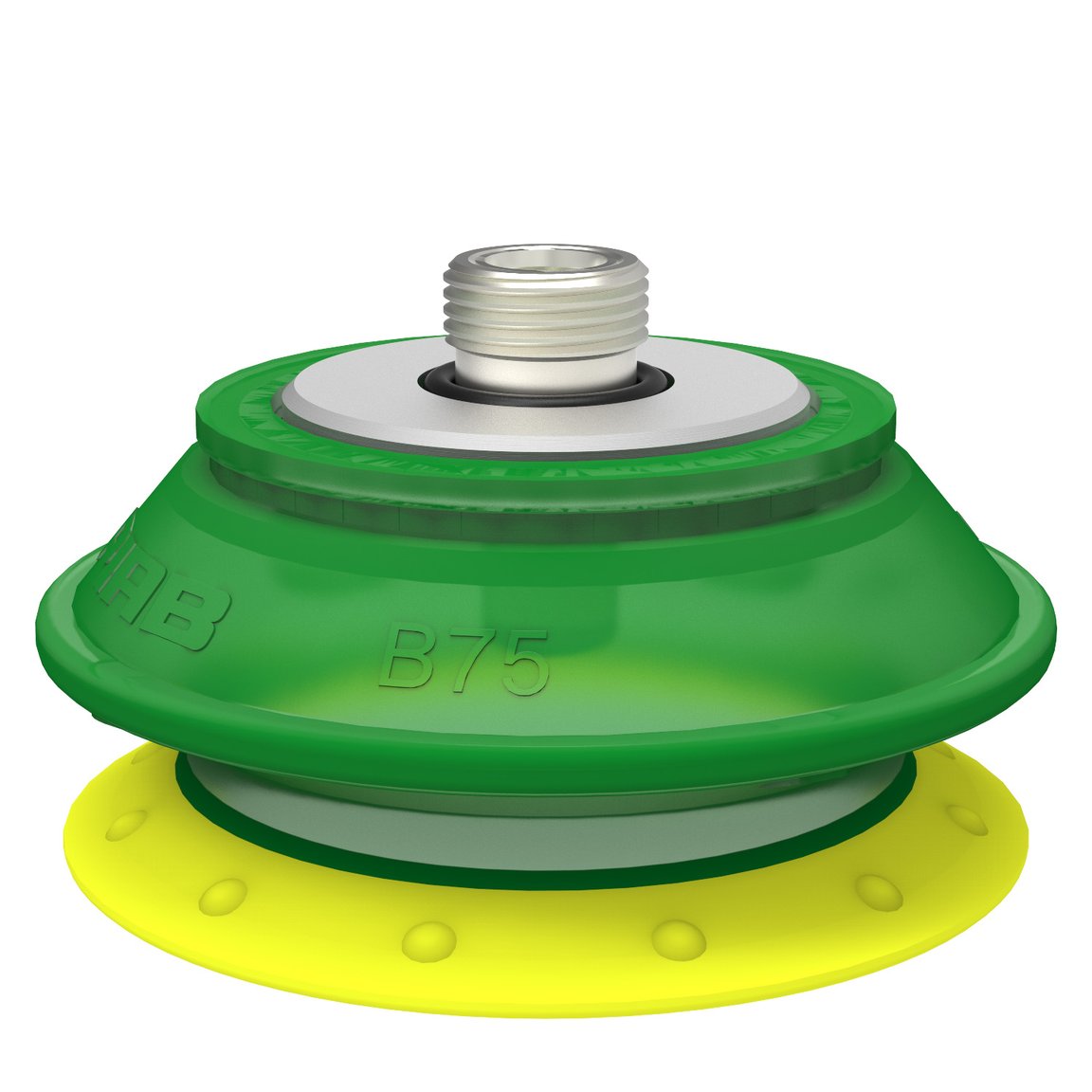 Suction cup B75P Polyurethane 30/60, thread insert G3/8" male, with mesh filter for Vacuum Gripper System (VGS) - 1