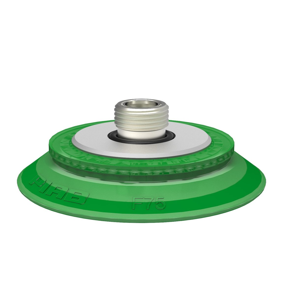 Suction cup F75P Polyurethane 60, thread insert G3/8" male, with mesh filter for Vacuum Gripper System (VGS) - 1