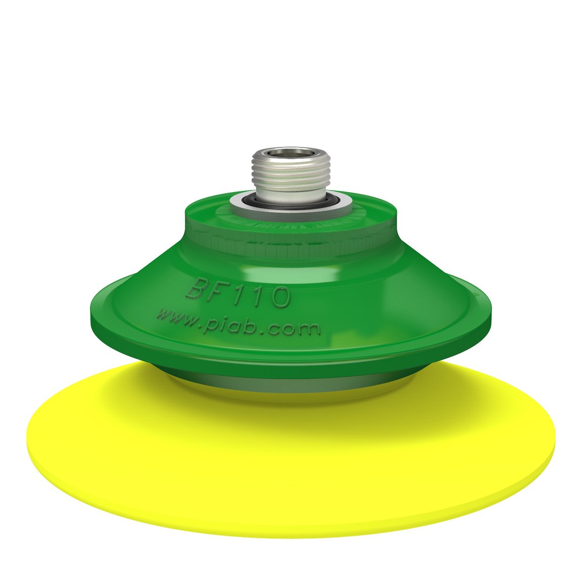 Suction cup BF110P Polyurethane 30/60, thread insert G3/8" male with mesh filter - 1