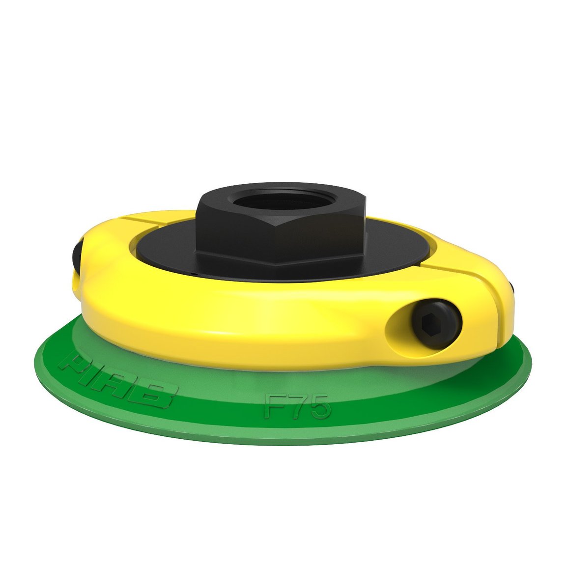 Suction cup F75P Polyurethane 60, G3/8" female, with mesh filter - 1