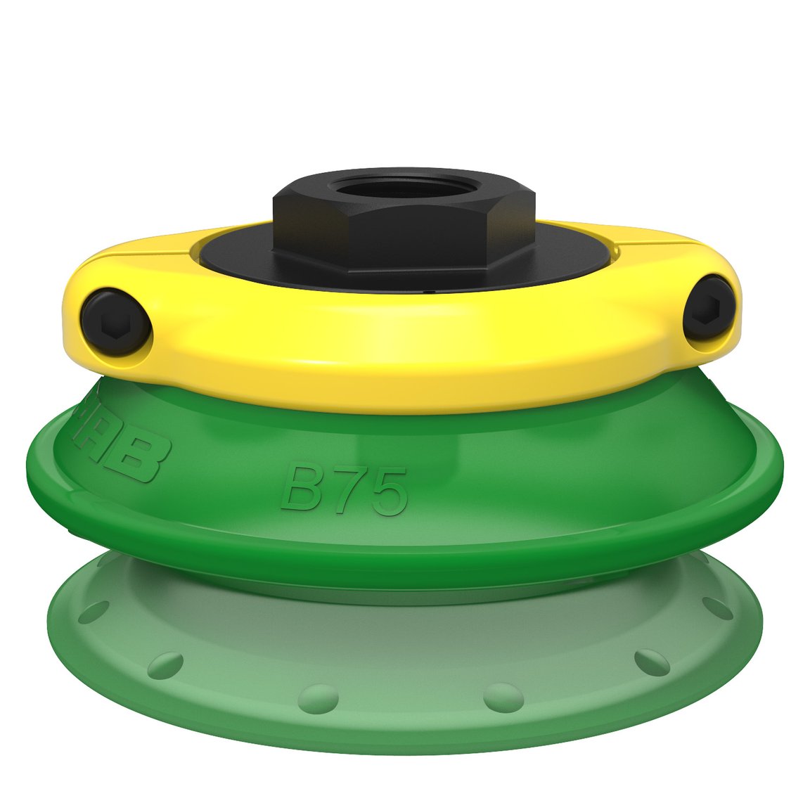 Suction cup B75P Polyurethane 60, G3/8" female, with mesh filter - 1