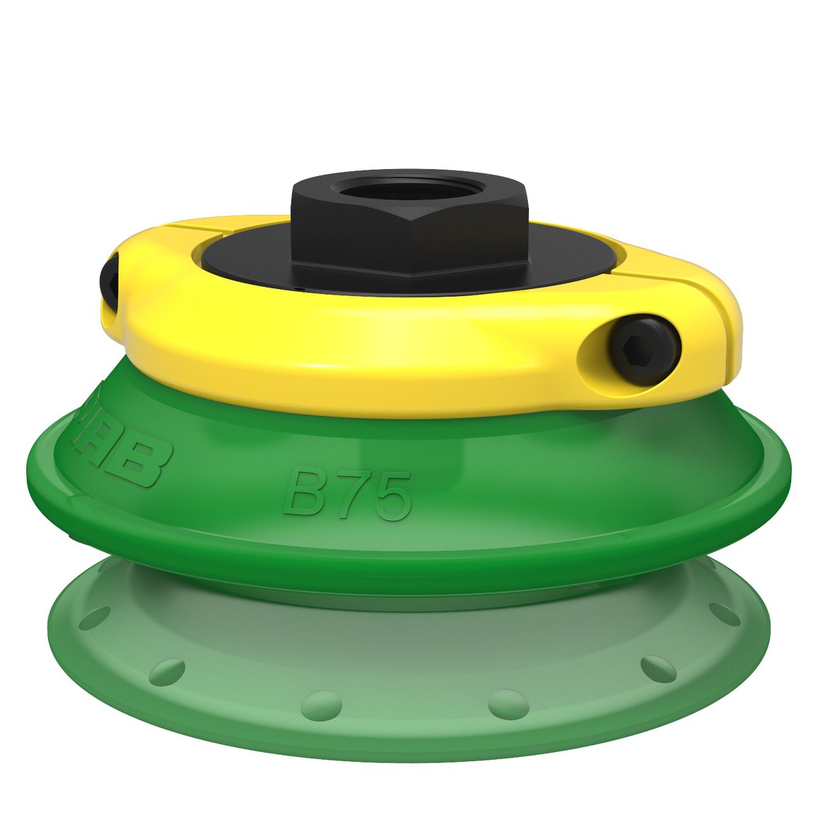 Suction cup B75P Polyurethane 60, 3/8" NPSF female, with mesh filter - 1