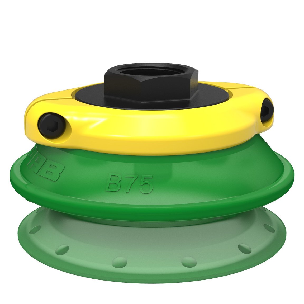 Suction cup B75P Polyurethane 60, G1/2" female, with mesh filter - 1