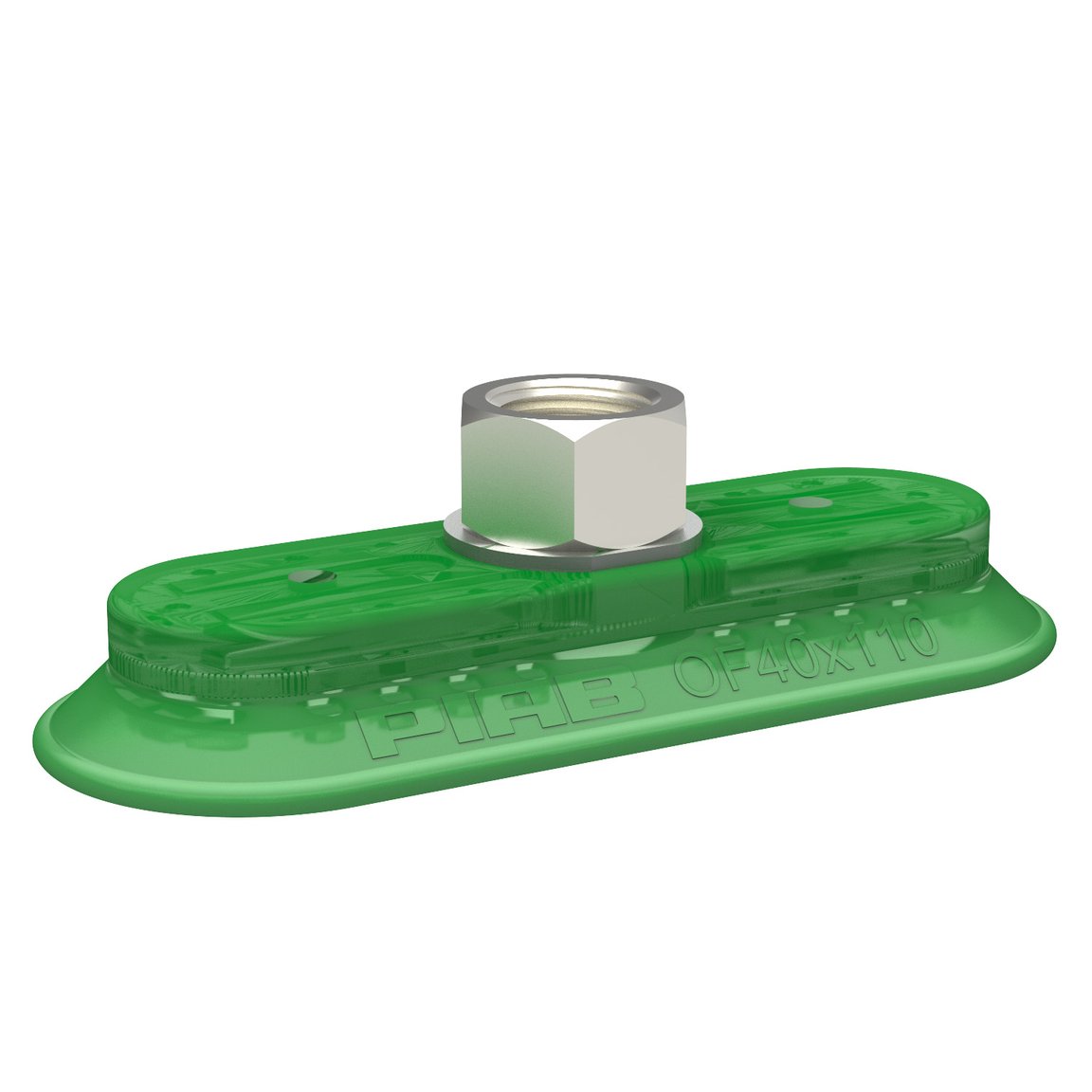 Suction cup OF40x110P Polyurethane 60, 3/8" NPSF female