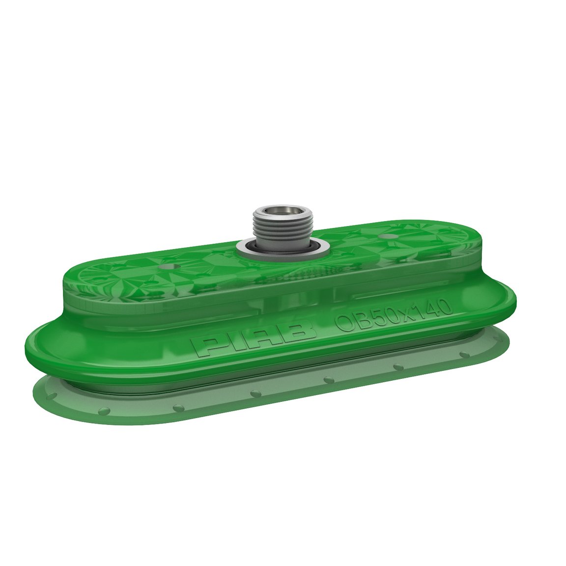 Suction cup OB50x140P Polyurethane 60, thread insert G3/8" male, with mesh filter
