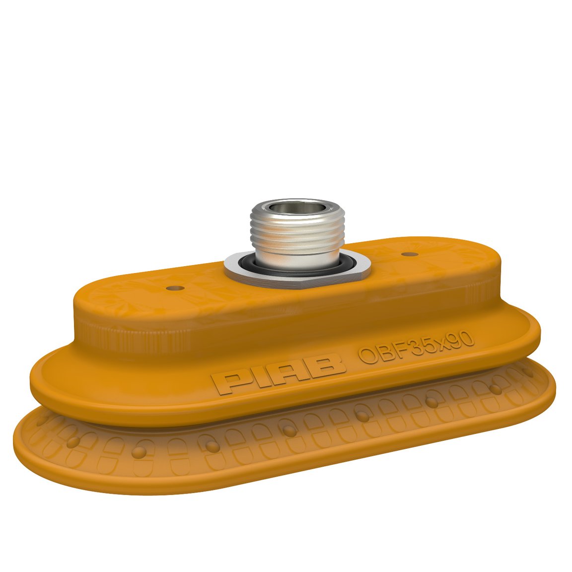 Suction cup OBF35x90P Polyurethane 55/60, G3/8" male, with mesh filter - 1