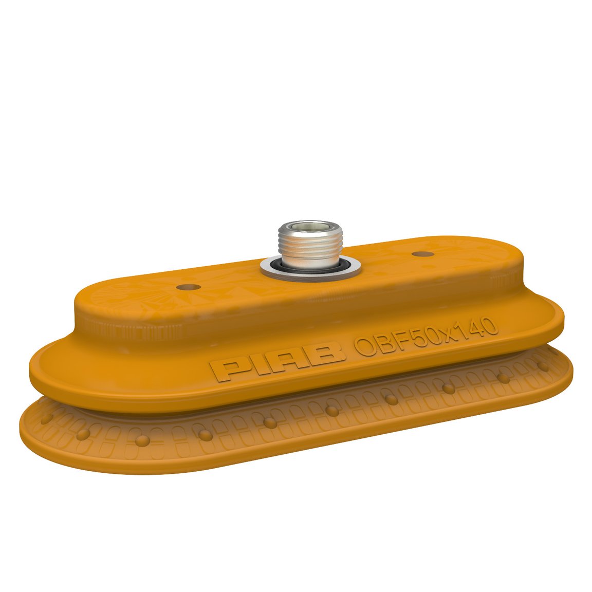 Suction cup OBF50x140P Polyurethane 55/60, G3/8" male, with mesh filter - 1