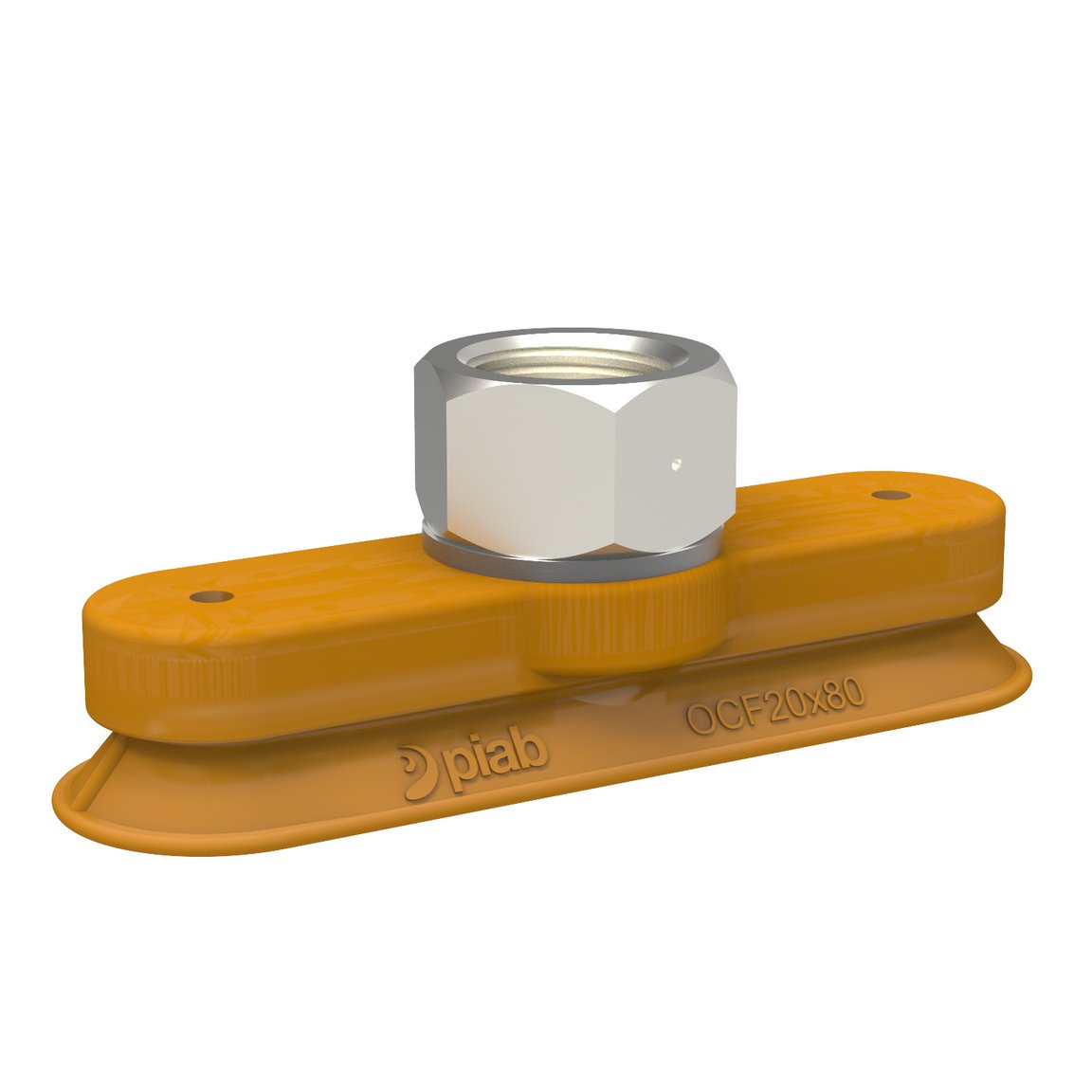 Suction cup OCF20x80P Polyurethane 55/60, G3/8" female