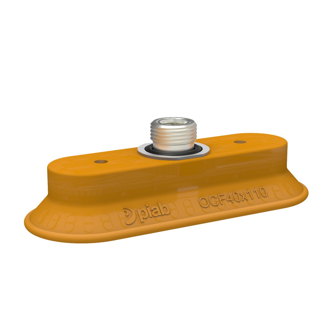 Suction cup OCF40x110P Polyurethane 55/60, G3/8" male