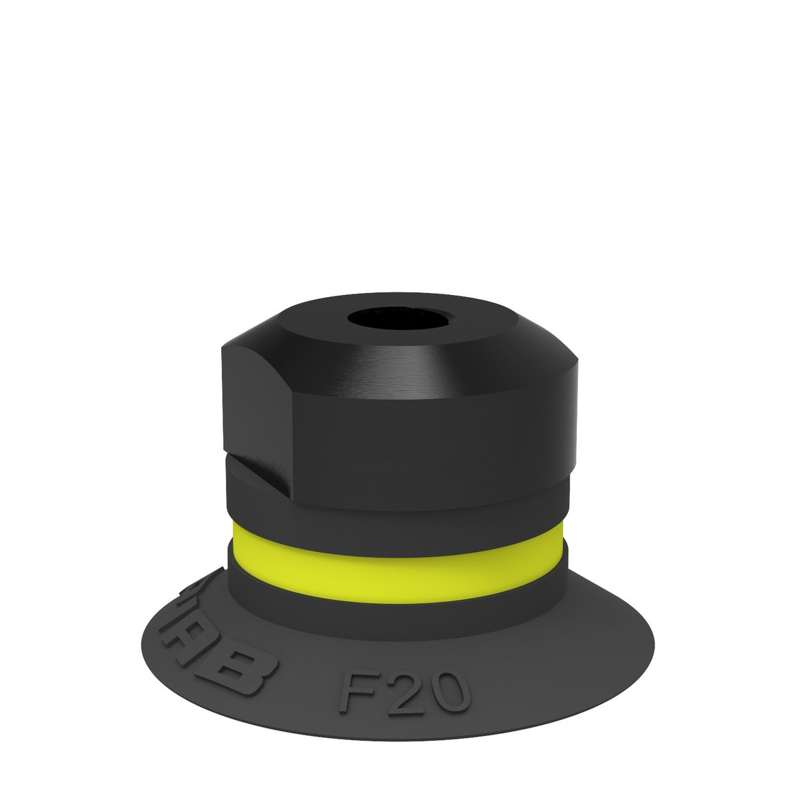 Suction cup F20 Chloroprene, M5 female - 1