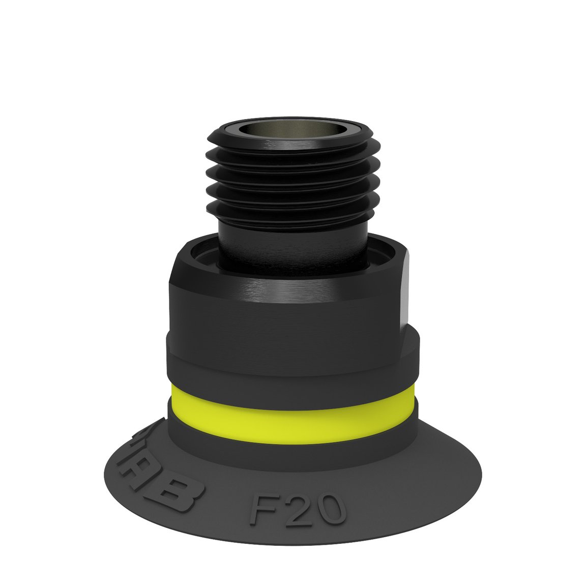Suction cup F20 Chloroprene, G1/8" male, with mesh filter - 1