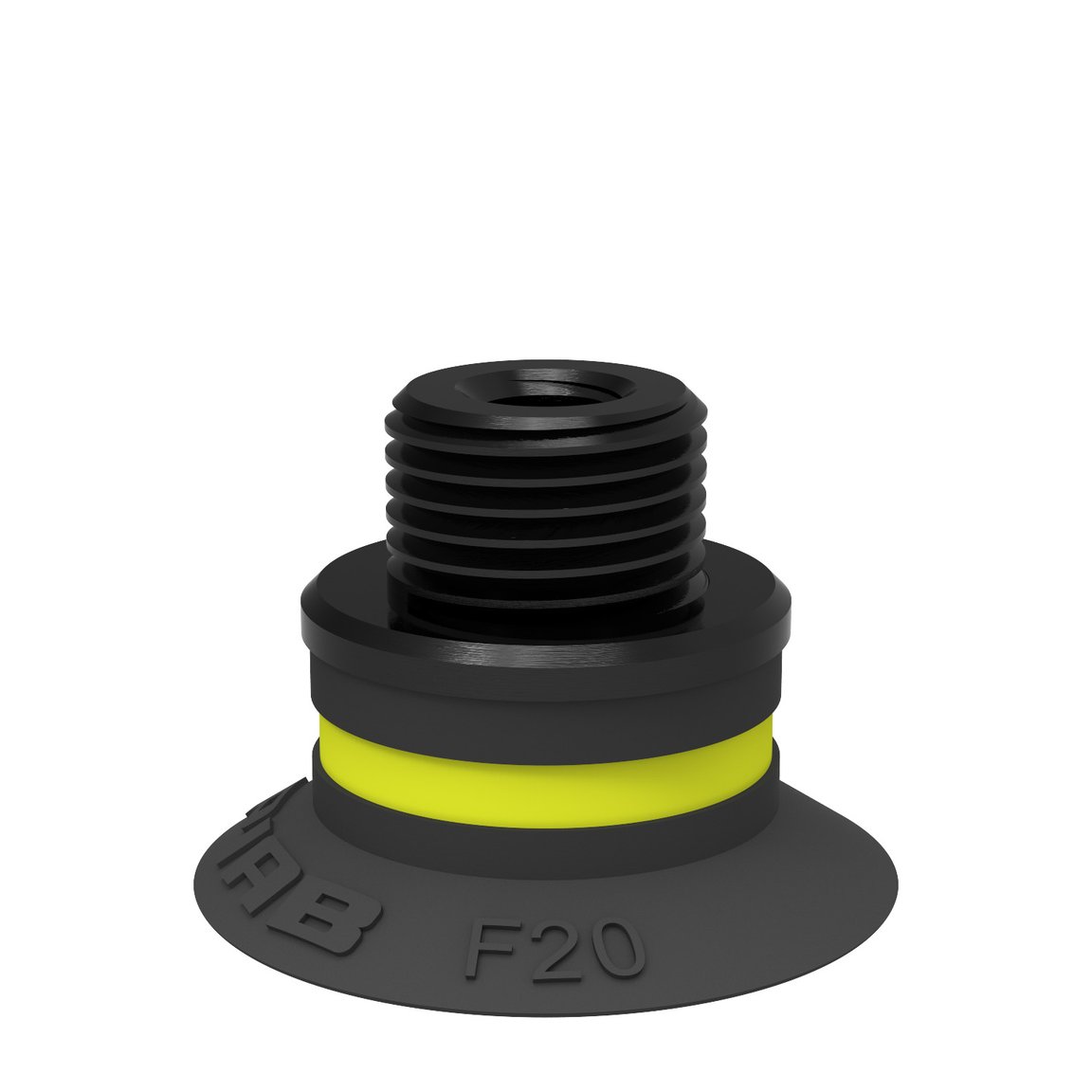 Suction cup F20 Chloroprene, G1/8" male/M5 female - 1