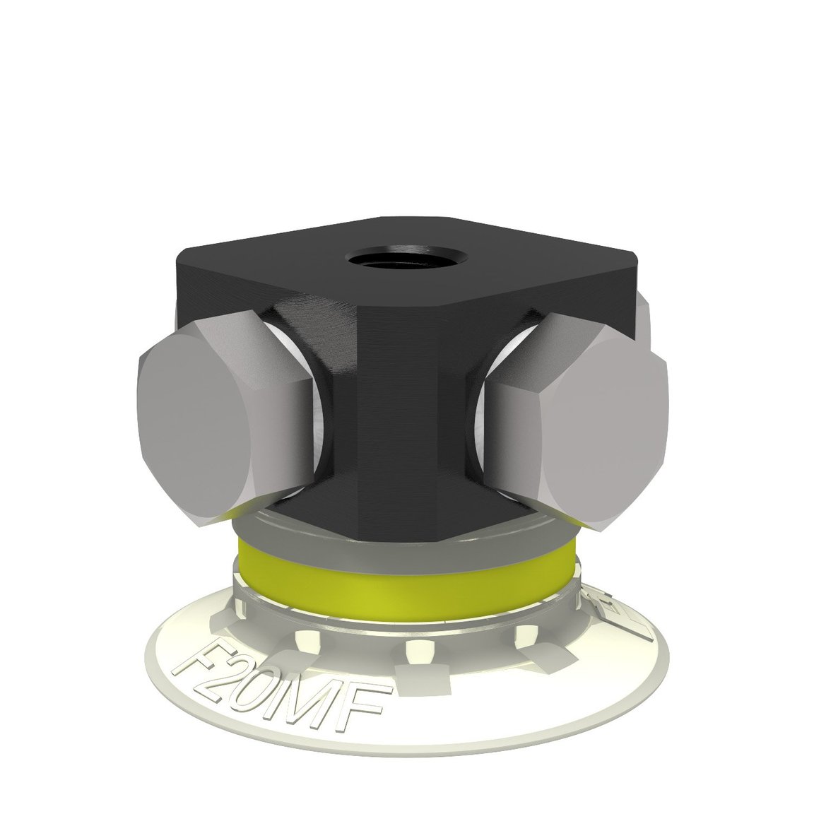 Suction cup F20MF Thermoelastic polyurethane, 5xM5 female - 1