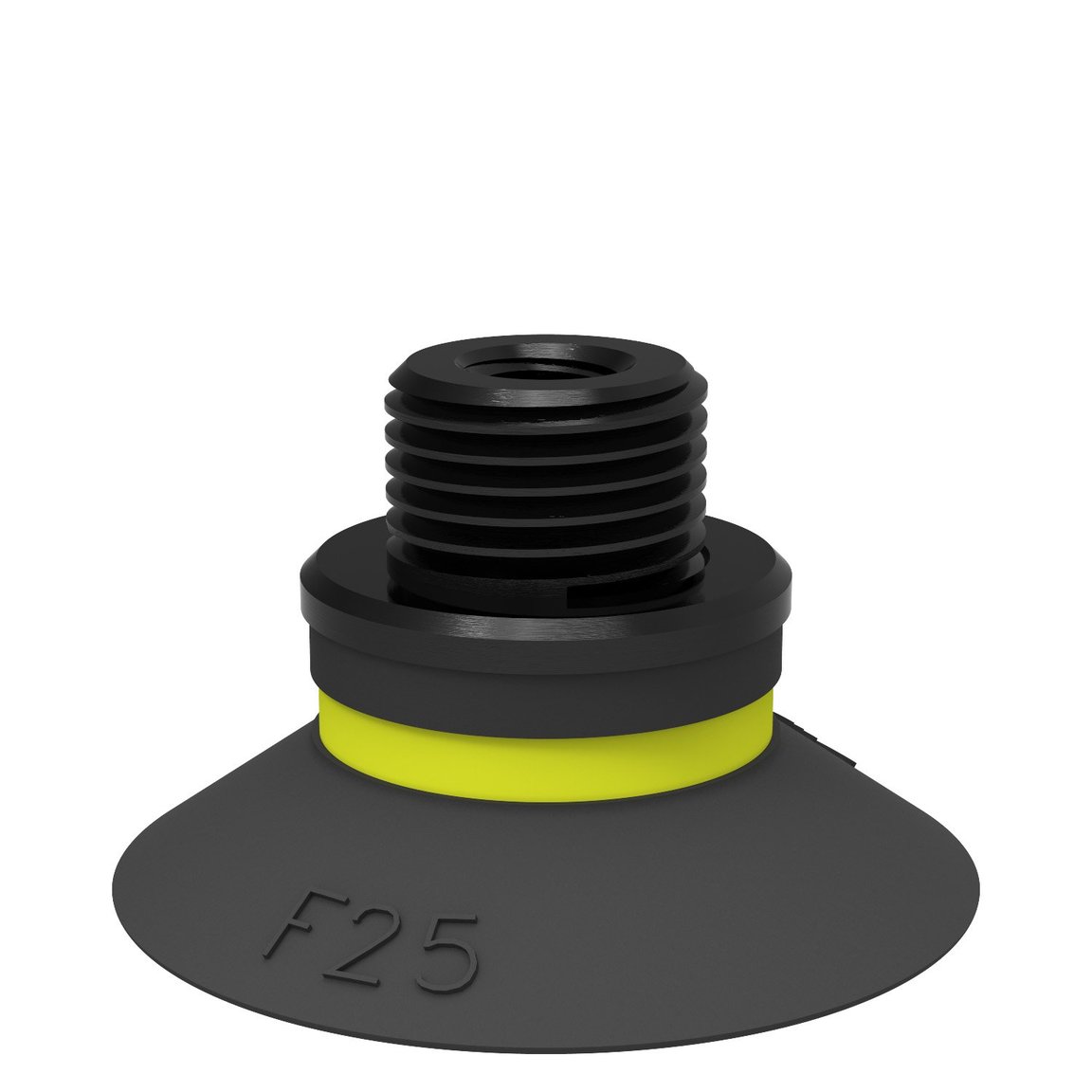 Suction cup F25 Chloroprene, G1/8" male/M5 female - 1