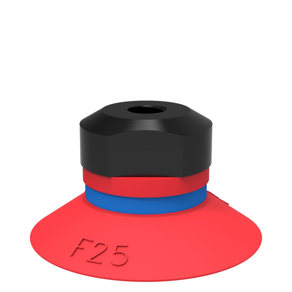 Suction cup F25 Silicone, M5 female - 1