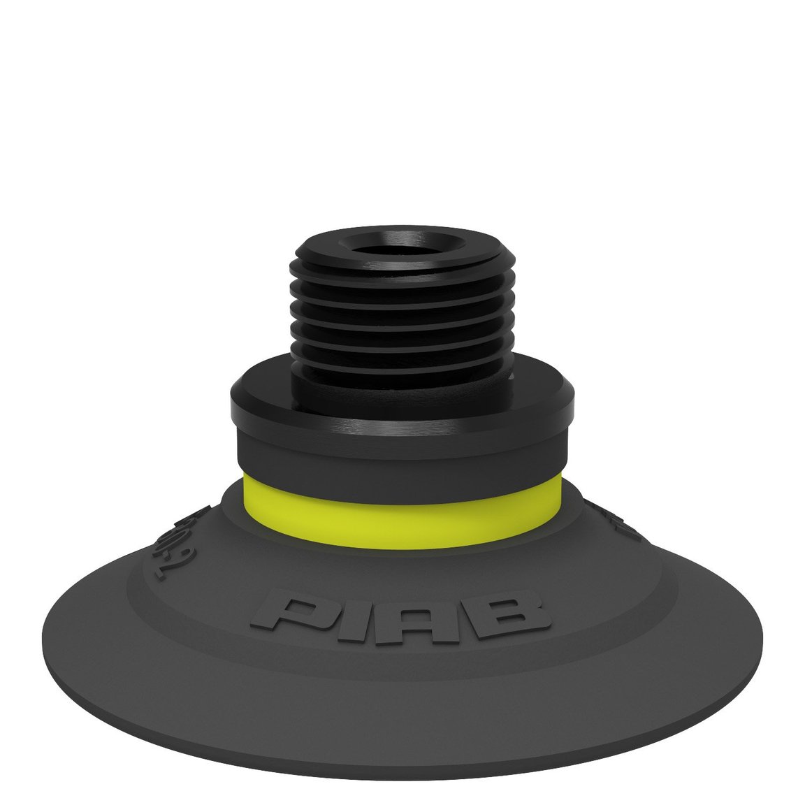 Suction cup F30-2 Chloroprene, G1/8" male/M5 female, with dual flow control valve - 1