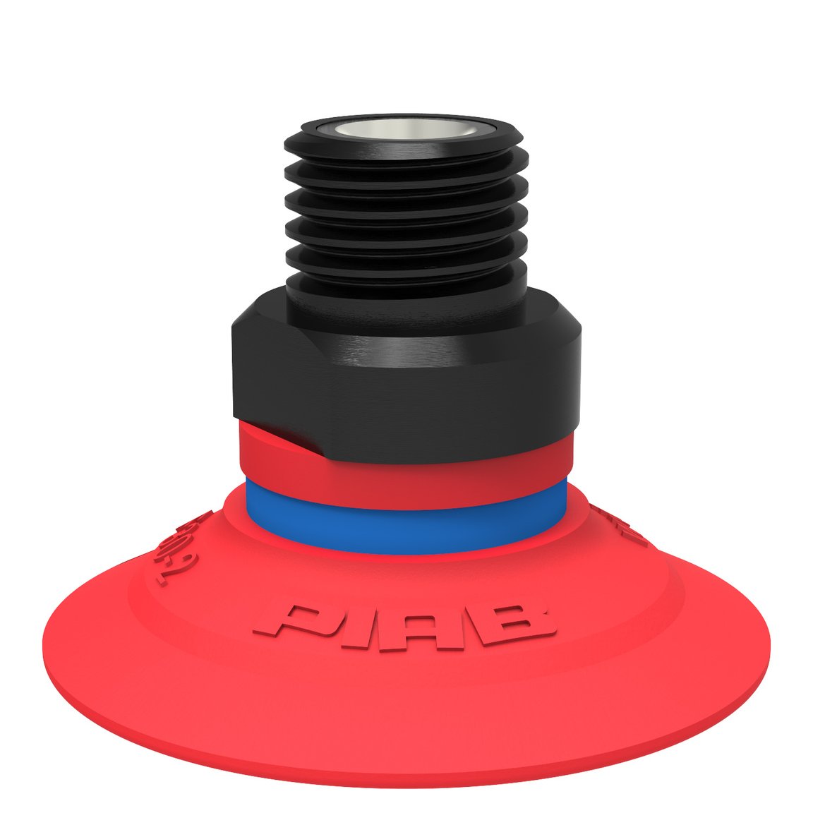 Suction cup F30-2 Silicone, 1/8" NPT male, with mesh filter - 1