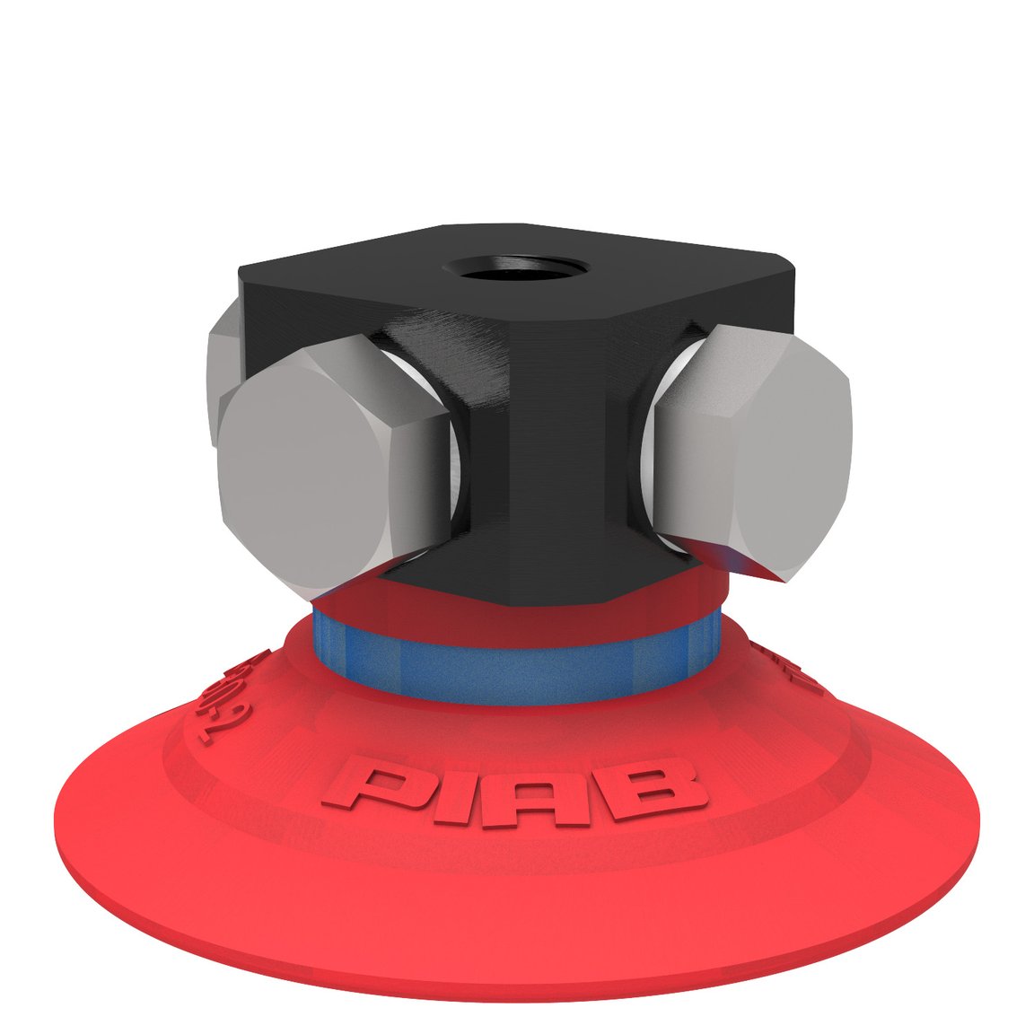 Suction cup F30-2 Silicone, 5xM5 female - 1