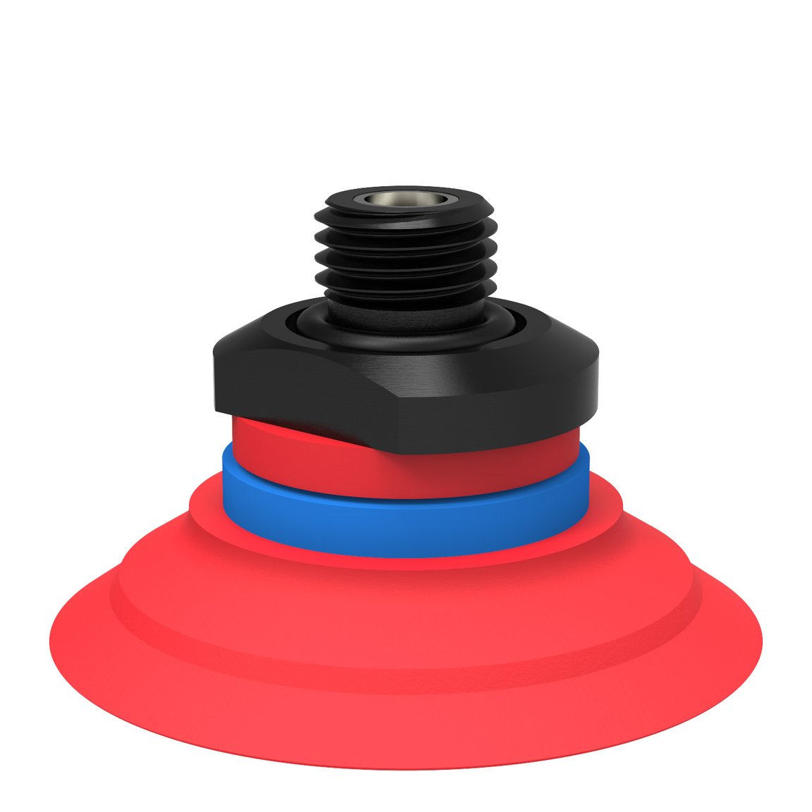 Suction cup F50-2 Silicone, G1/4" male, with mesh filter - 1