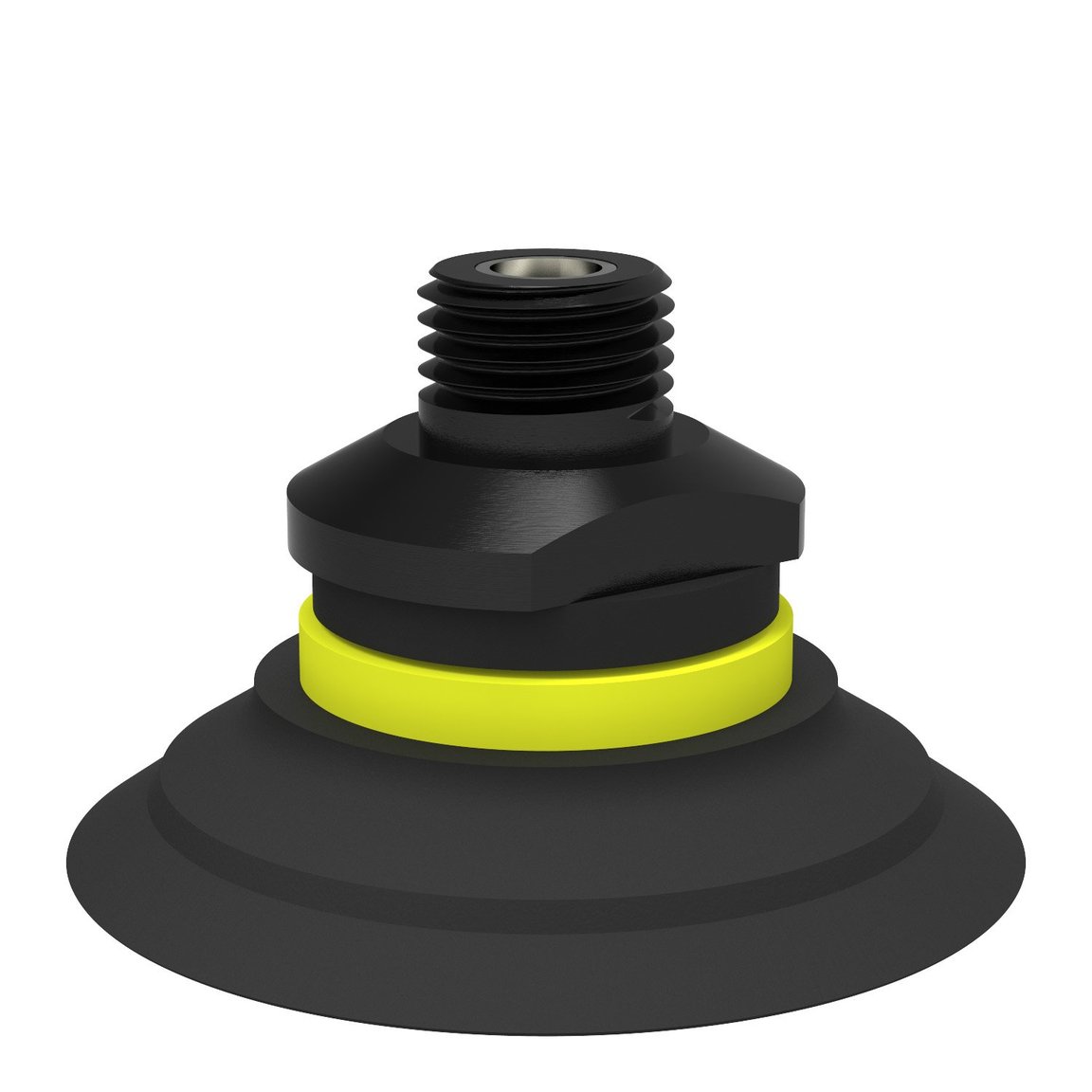 Suction cup F50-2 Nitrile-PVC, 1/4" NPT male, with mesh filter - 1